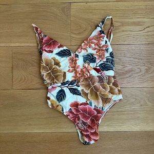 Floral One Piece Swimsuit